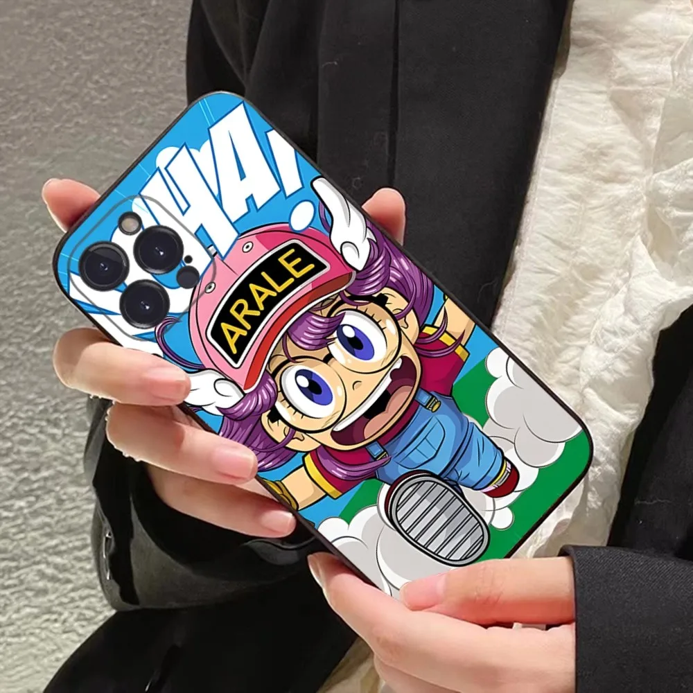 Cartoon Dr Slump Arale iphone case For iPhone 15 14 11 12 13 Mini Pro XS Max Cover 6 7 8 Plus X XR SE 2020 Funda Shell