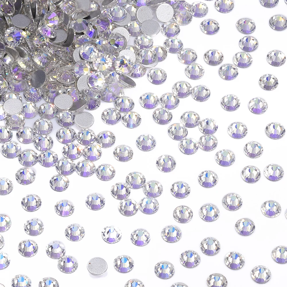 QIIY Starry Sky SS3-SS30 AAAAA แก้ว Non-hotfix Rhinestones Flatback Glitter หินตกแต่งเล็บ DIY อุปกรณ์เสริม