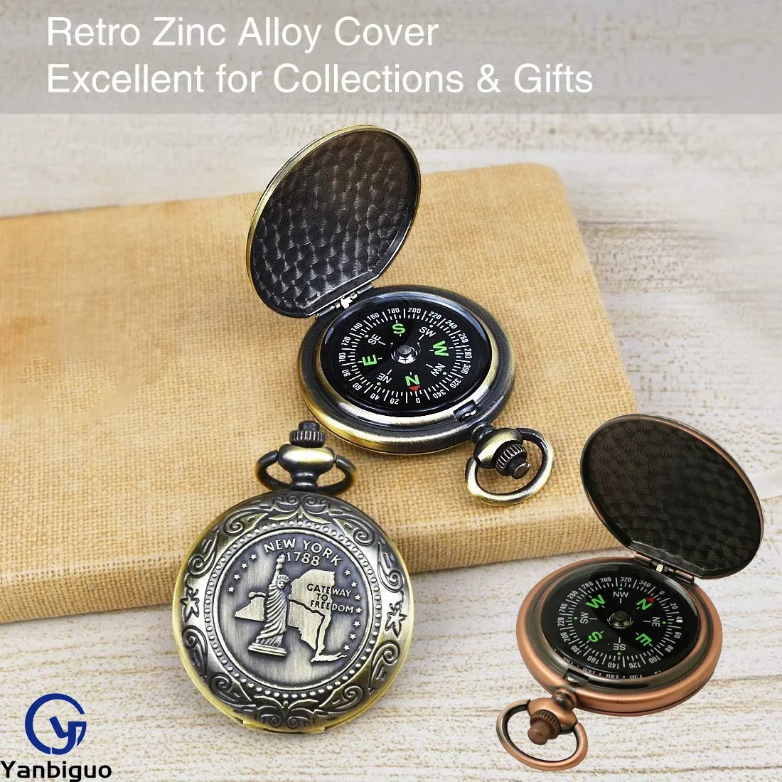 

Multifunctional Zinc Alloy Classic Compass Hiking,Camping, Motoring,Orienteering Camping Compass Gift and Collection