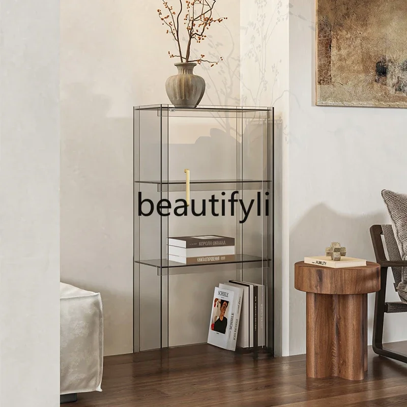 

Dust-proof bookshelf with door acrylic bookshelf shelf floor-to-ceiling household bedroom living room simple storage rack