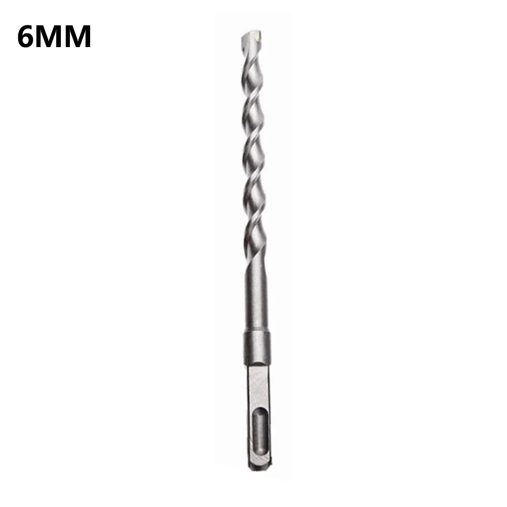 

Flat Tip 2 Cutter Drill Bit Rotary Spare Parts Square Shank Masonry Replacement 6-16mm Accessories Drills Bits