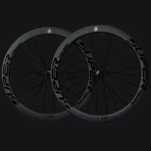 SUPERTEAM-Roues de vélo de route en carbone 700C, frein à disque, moyeu HG/XDR