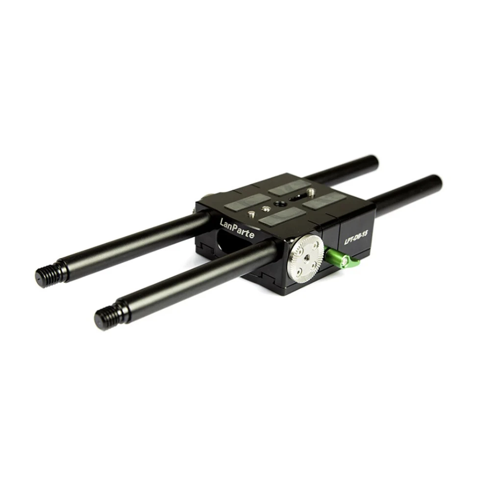 Lanparte Dovetail Quick Release Baseplate 15mm Rod for BlackMagic Camera Cage BMCC FS700 DSLR Rig