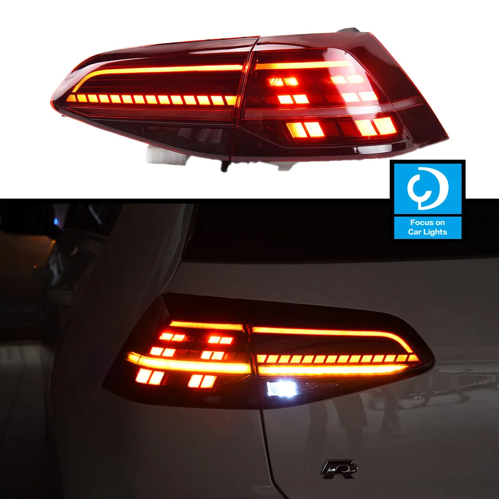 Taillights Styling For VW Golf 7 Golf7 MK7 2013 Tail Light LED DRL Running Signal Brake Reversing Parking Lighthouse Facelift