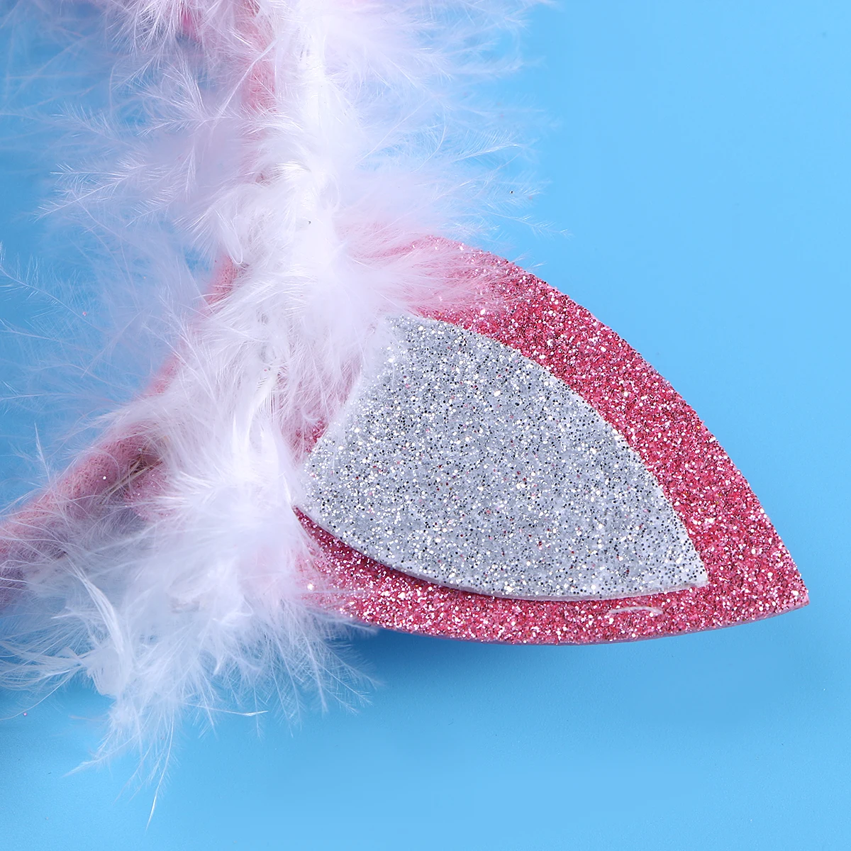 

LED Colorful Glowing Headwear Fish Scales Tail Head Stage Prop Creative Comfortable Halloween Party Accessories Photo