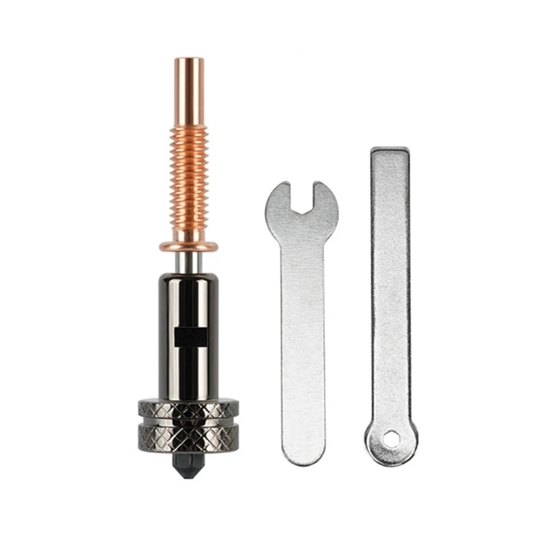 652F Advanced 0.4mm Nozzle For 3D Printers With Hardened Steel Tip TC4 Alloy Inner Tube And Smooth Inner Wall