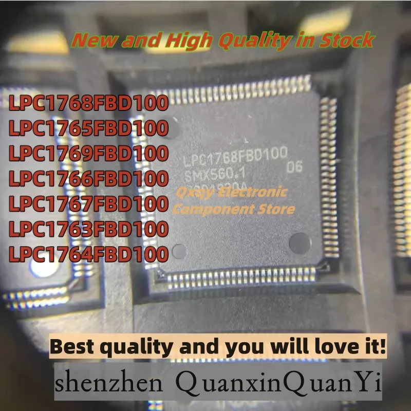 1pcs LPC1768FBD100  LPC1765FBD100 LPC1769FBD100 LPC1766FBD100 LPC1767FBD100 LPC1763FBD100 LPC1764FBD100 LQFP1000 32-bit microcon