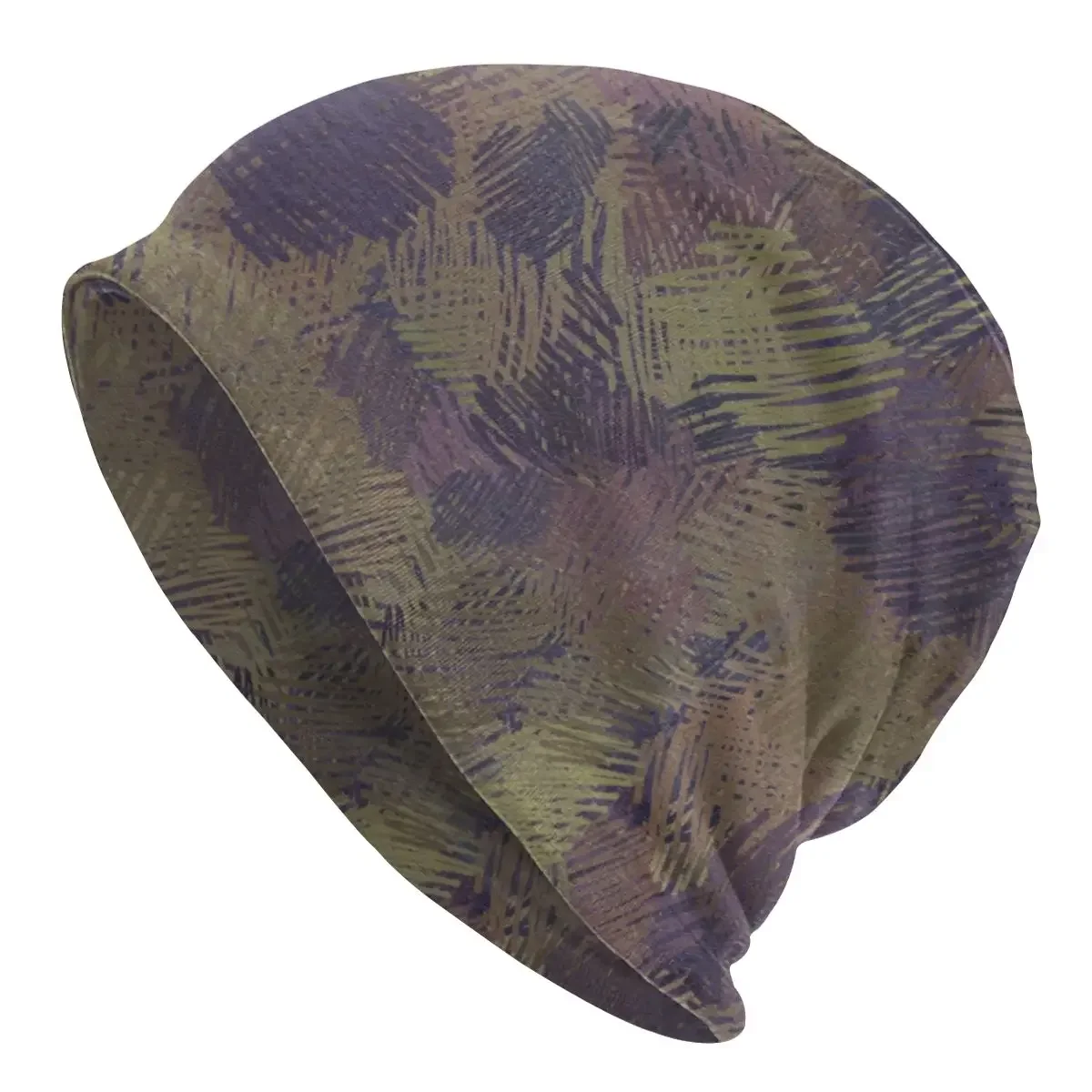 

Abstract Painting Washed Warm Bonnet Windproof Casual Beanies Protection Men Women Hats