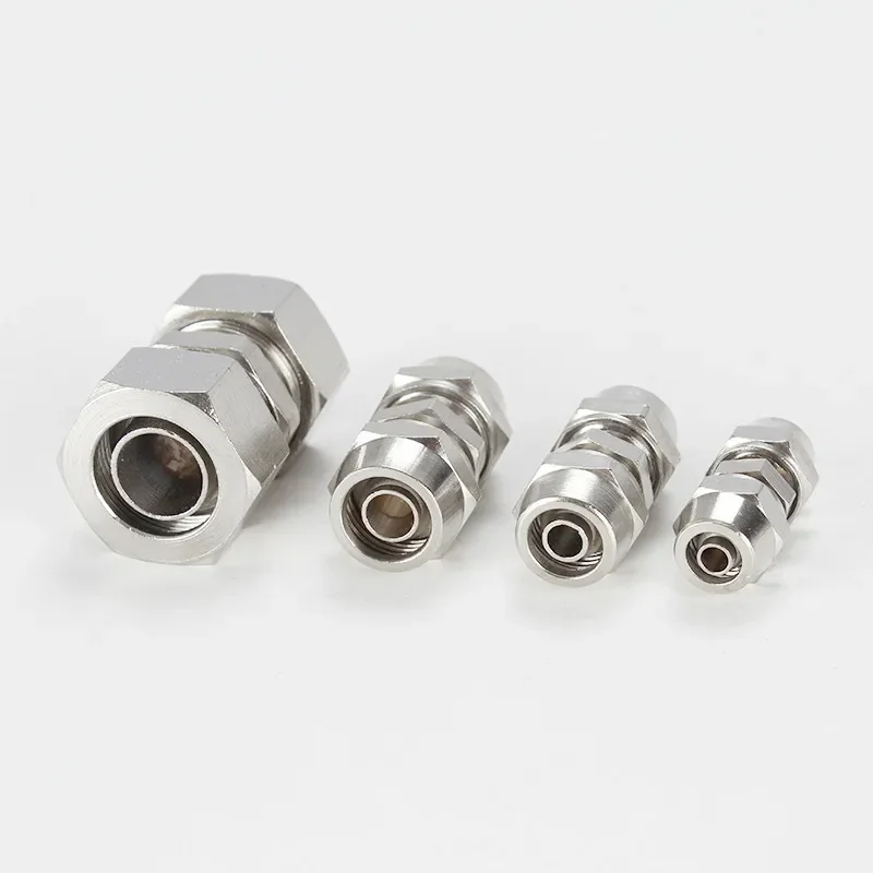 Pneumatic Quick Plug Connector Fast Screw Through Variable Diameter PU-4 PU-6 PG6-4 PG8-6