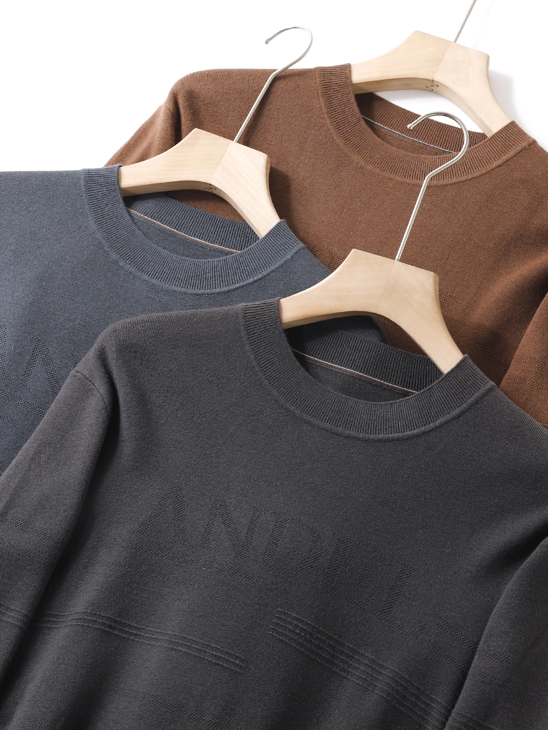 

Мужской круглый вязаный свитер Ne Pure Color Camere из смеси модала, теплый, удобный, мягкий, стандартного кроя, внутренняя одежда, подходит для поездок на работу