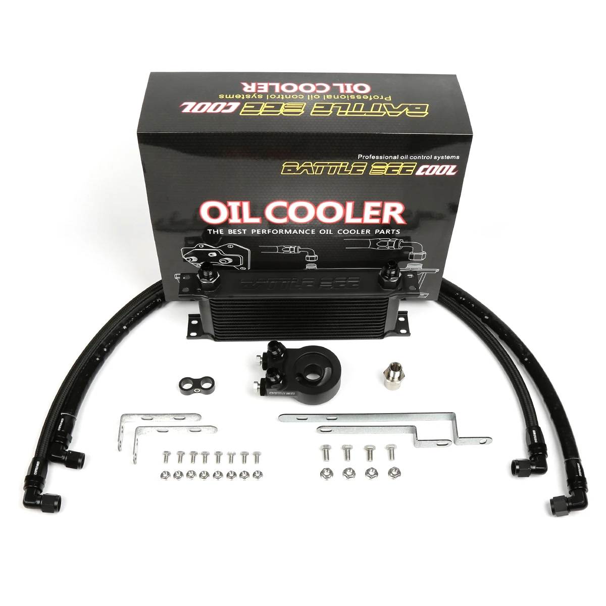Compatible with for Volkswagen/Audi Golf 6 2.0T, second-generation EA888 engine oil cooling kit (oil filter version).