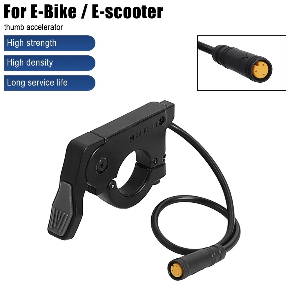 TT009 Finger-Gashebel Universal 36V 48V 60V 72V Elektrofahrrad Roller 3-Pin Beschleuniger Links Rechts 22mm Lenker Ersatzteile – Detail 16