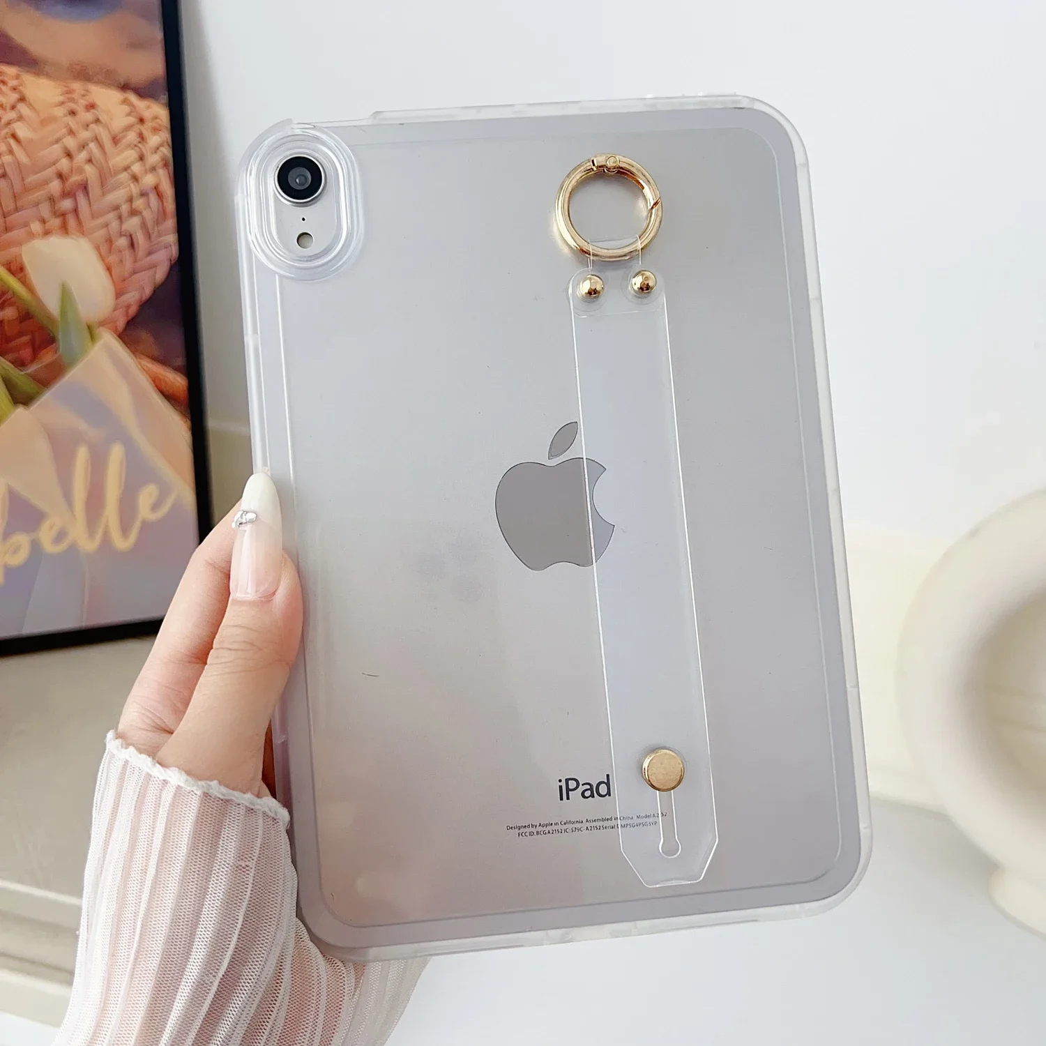 with Hand Band Tablet Cover Cases For iPad 2025 7 8 9 10th 11th Case Air 4 5 Pro 10.2 10.5 10.9 11 inch Mini 1 2 3 6 Generation