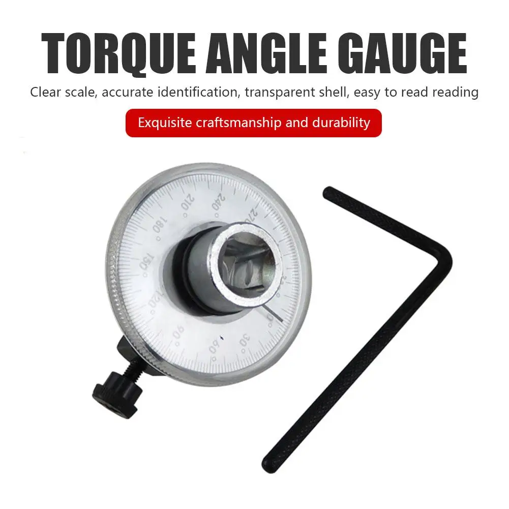 Torque Wrench Torquemeter Dial Angle Torque Gauges Calibrated In Degrees Spanner Precision-Angular Measuring  Automotive Meter