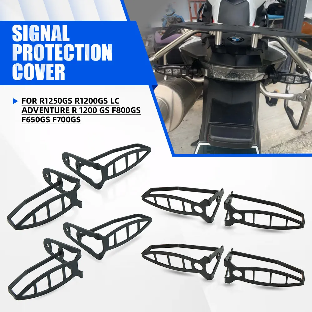Front Rear Turn Signal LED Light Protection Cover Shield FOR BMW R1250GS R1200GS LC Adventure R 1200 GS F800GS F650GS F700GS