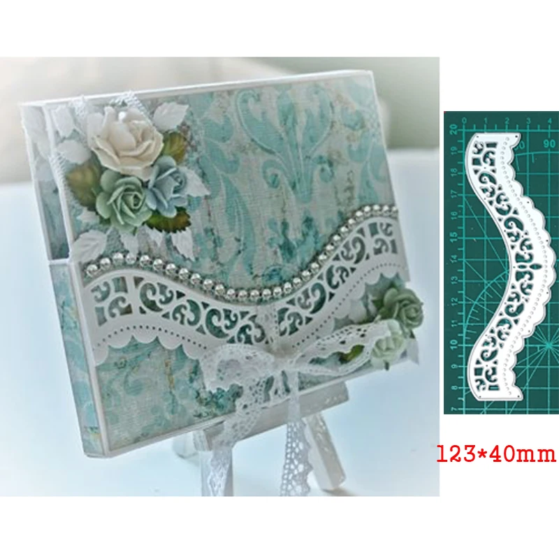 

Wave Bordermetal cutting dies mold Scrapbooking decoration paper craft knife mould blade punch template Embossing stencils 1pcs