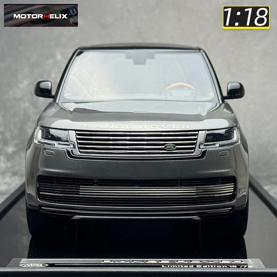 MOTORHELIX 1:18  MH 1:18 Range Rover Honour and honour Genesis extended edition Resin Car model SUV Static ornament Holiday gift