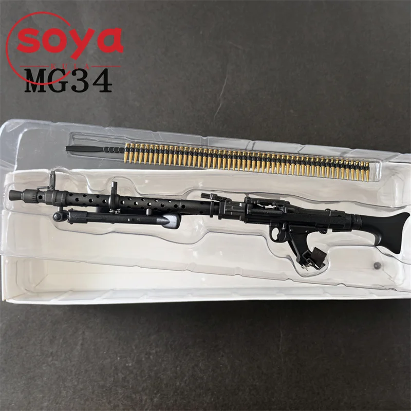 1/6 مقياس MG34 MG42 رشاش نموذج المواد البلاستيكية ل 12 "الجندي عمل الشكل المشهد ملحق اللعب دمى الهدايا جمع #3