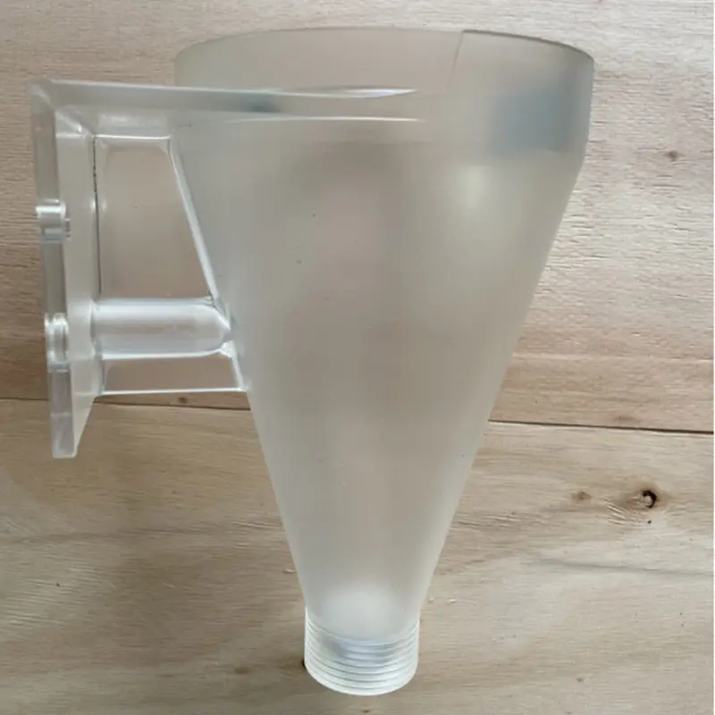 Customized White Plastic Cups, Threaded Nuts and Discharge Nozzle Parts for Lithuanian Customers