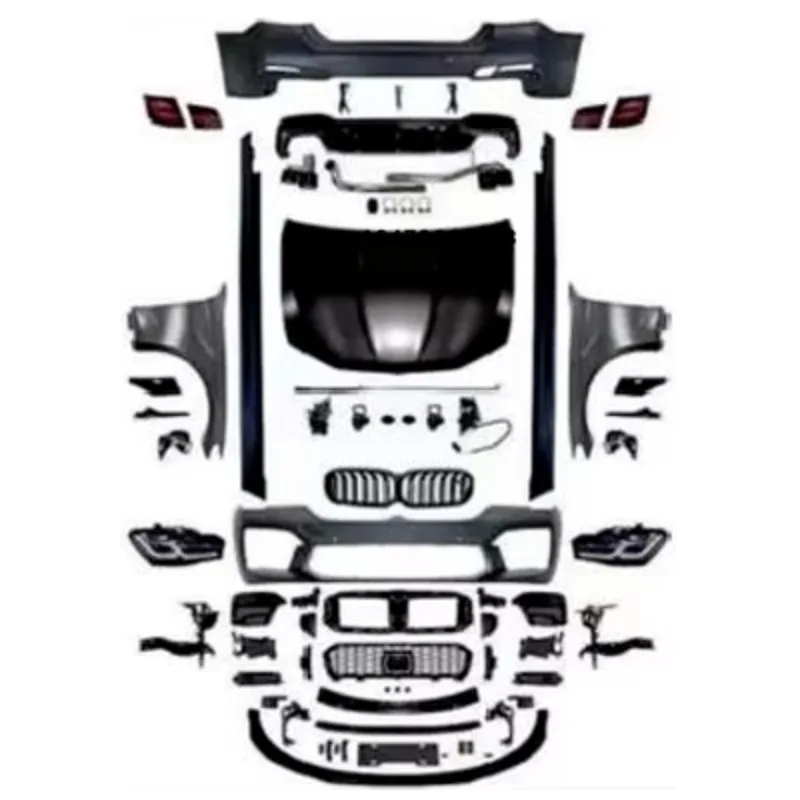

Car Bodykit for 5 Series Old Upgrade New Including Front Bumper Rear Bumper Side Skirt and so on