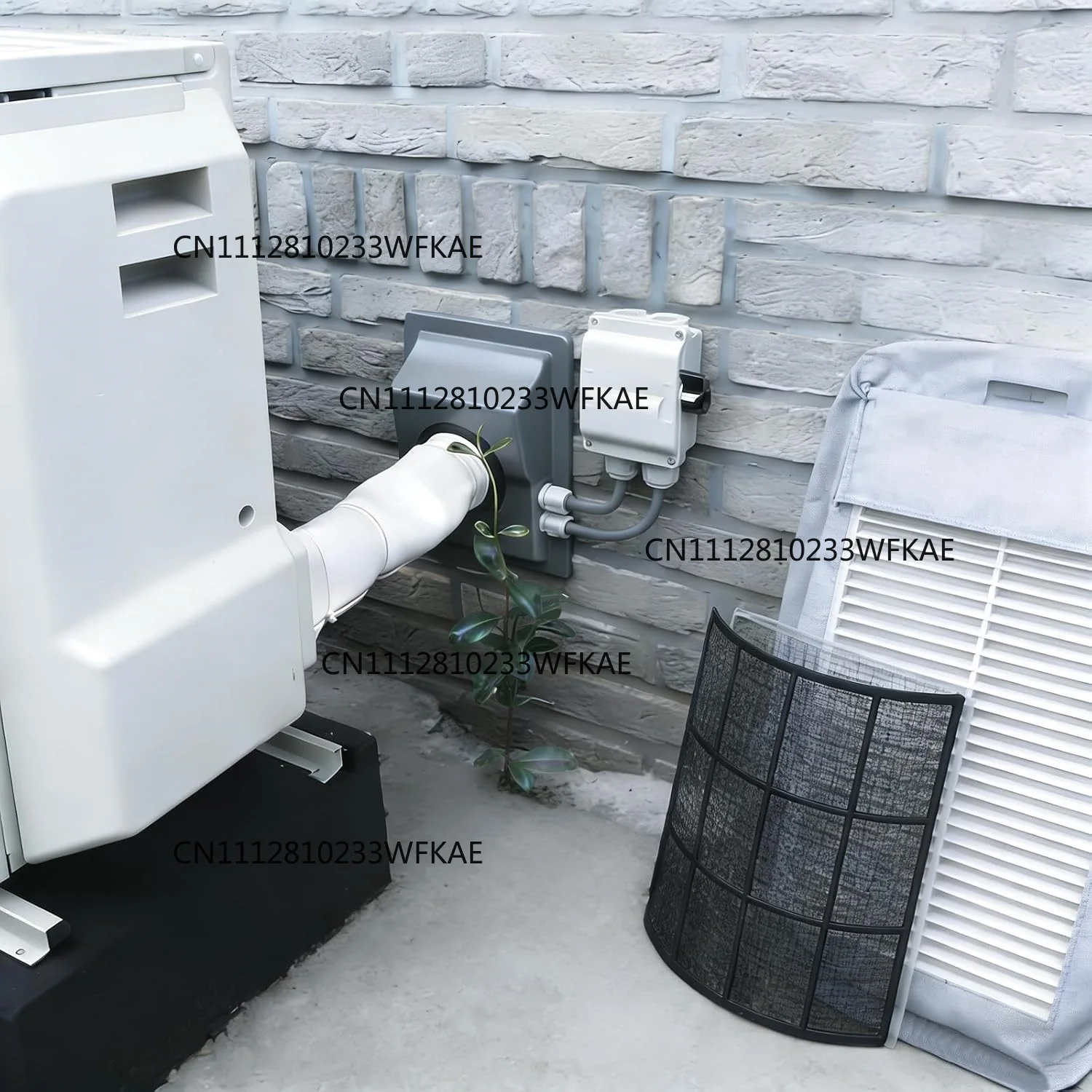 HVAC Wall Penetration and Line Kit - Indoor and Outdoor Mini Split AC Line
