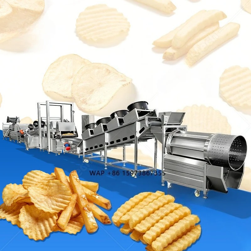 ORME Industrial Small Scale Frozen French Fries Production Line Lay Potato Crisp Chip Make Machine