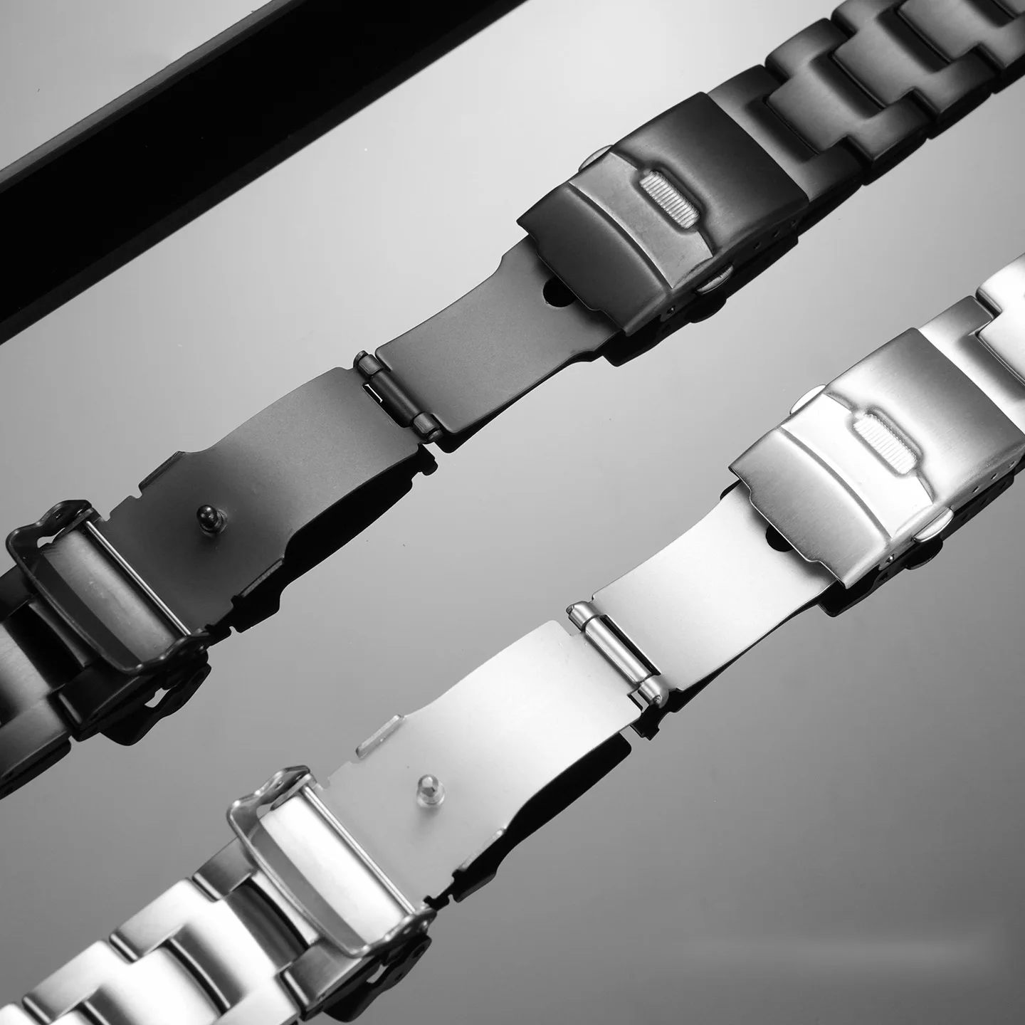 23 مللي متر 24 مللي متر حزام ساعة من الفولاذ الناعم لساعة كاسيو PROTREK PRG-600 \ 650 PRG-6600 / 30 / 50 / 60 / 70 سوار معصم معدل