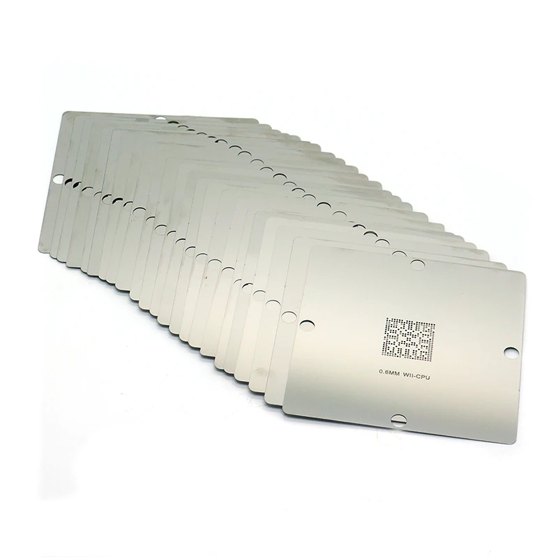 23pcs 90mm BGA Reballing Game Console Stencils For XBOX360 4pcs WII 4pcs PS3 15pcs for PS3 Xbox 360 Wii etc