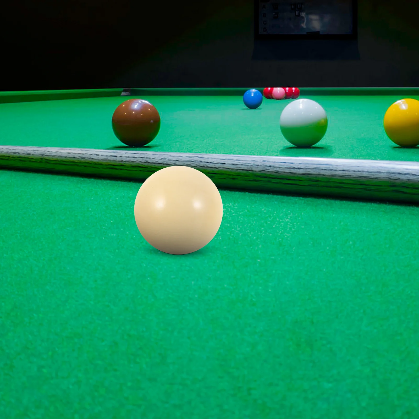 

4pcs 2 Inch White Billiard Balls Smooth Finish For Training Practice Durable Cue Ball Replacement Pool Table