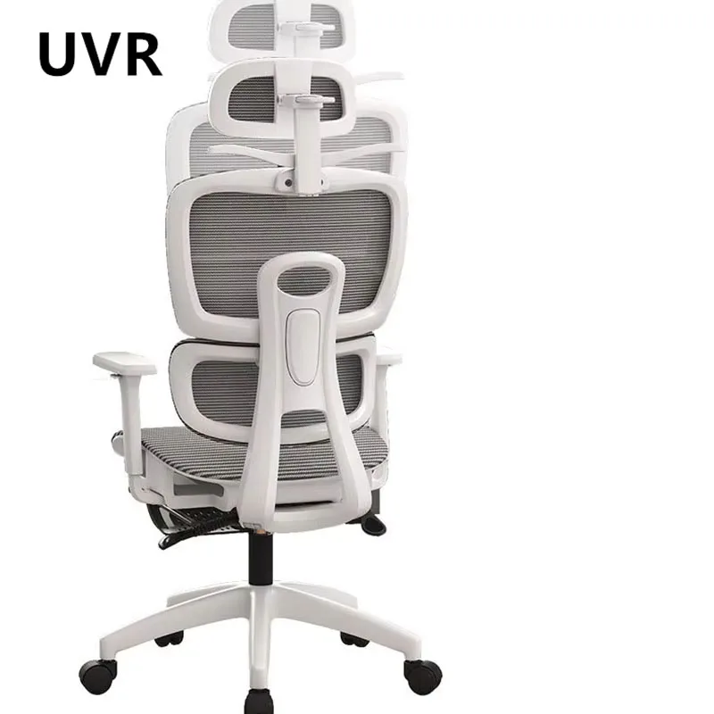 

UVR Ergonomic Design Office Chair High-quality Sitting Comfort Breathable Staff Chair Lift Adjustment with Footrest Game Chair