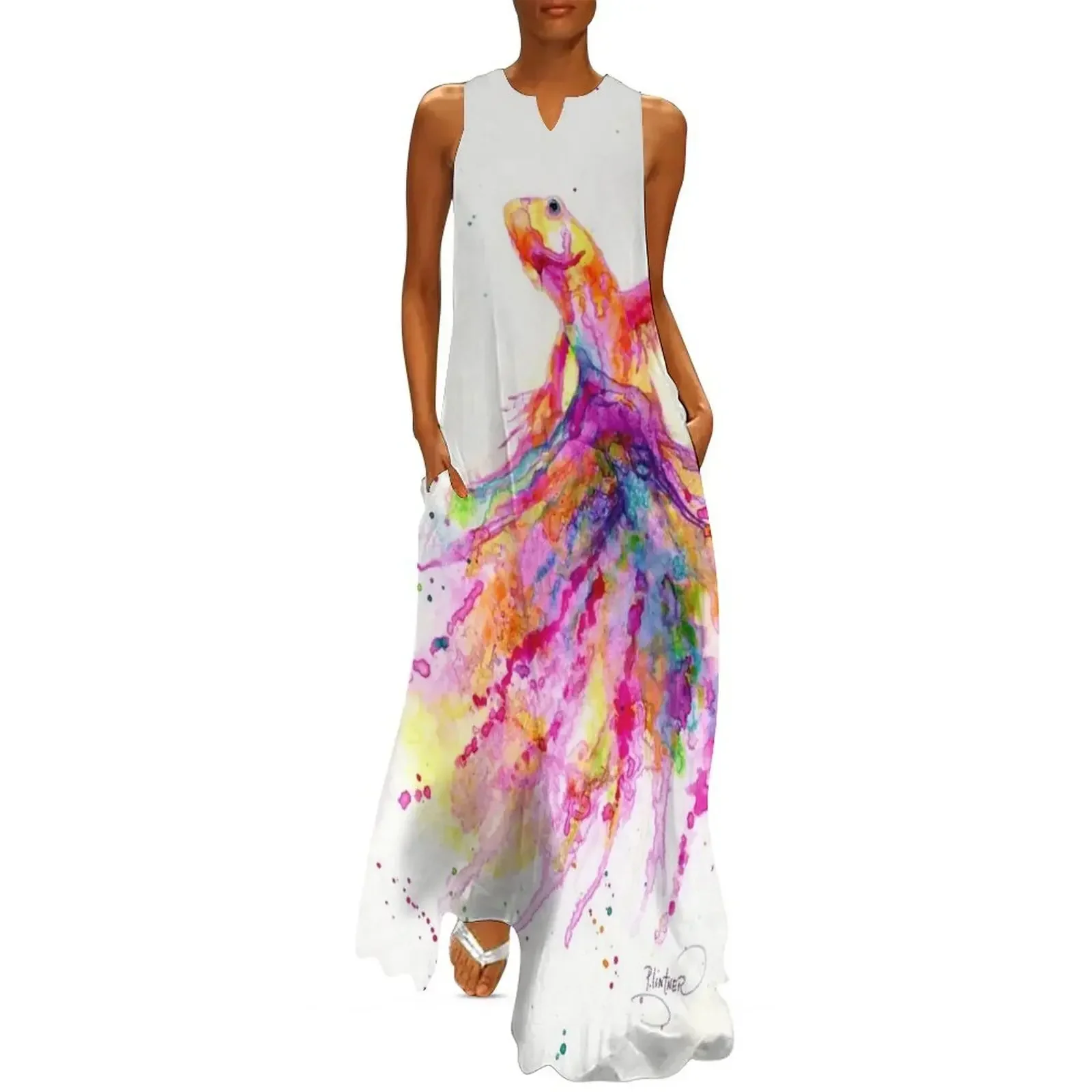 

Colorful Betta Fish Long Dress dresses women summer 2025 women long dresses Bridesmaid dress woman Dress