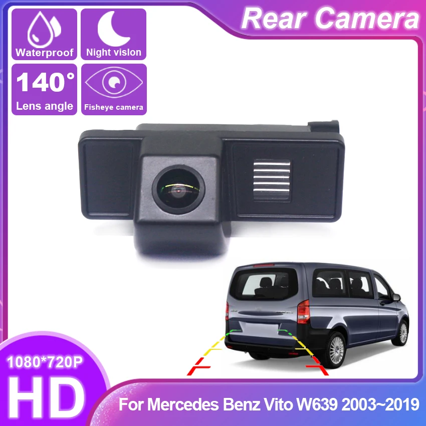 

HD Night Vision For Mercedes Benz Vito W639 2003 ~ 2019 Vehicle Rear View Reverse Camera Waterproof high quality RCA