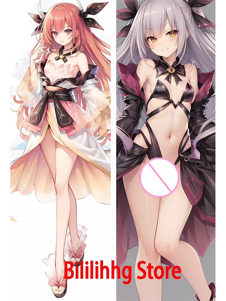 Dakimakura anime Date A Live Kotori Itsuka White Hair corrupted Double-sided Print Life-size body pillows cover Adult pillowcase