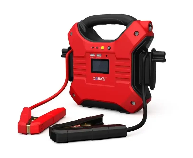 CARKU 35000mAh car jump starter for 12V/24V car with LED light