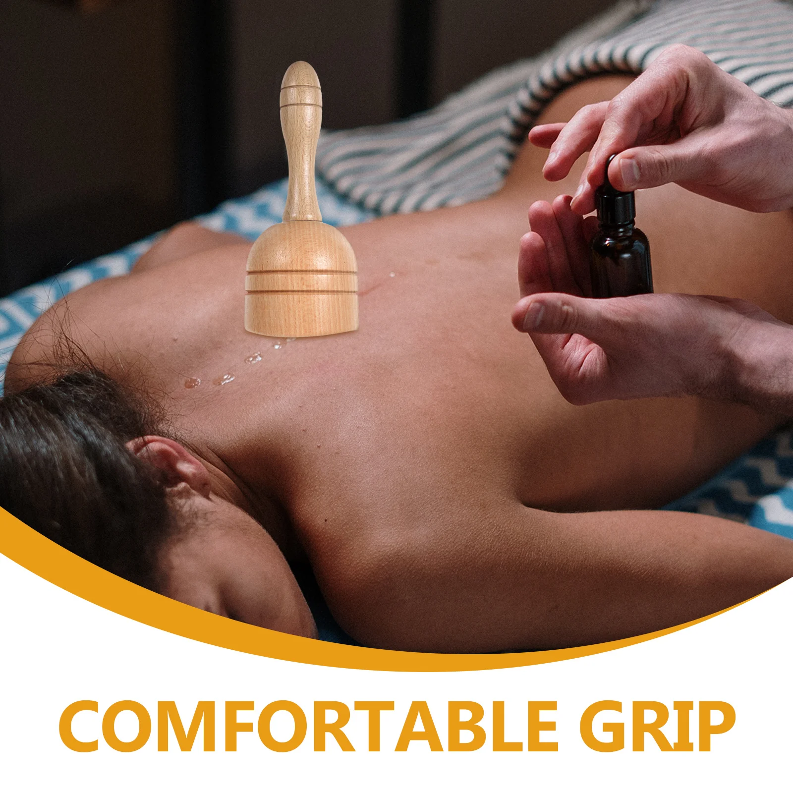 

Деревянная чашка-массажер, прочный деревянный массажный инструмент, эргономичный инструмент для моделирования тела для домашнего использования, массаж от целлюлита и крови