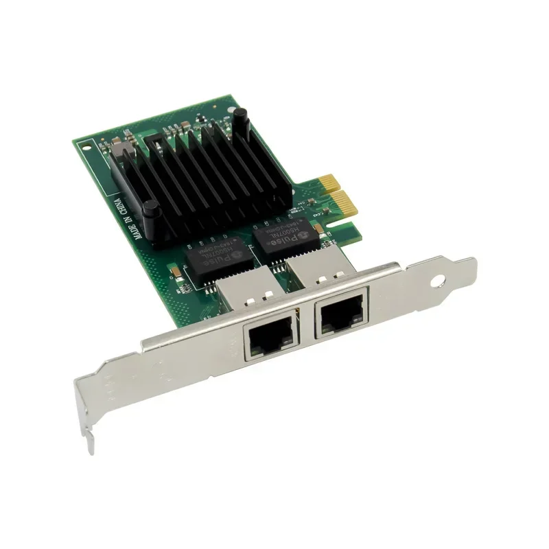 2 port PCIe X1 Dual Gigabit Ethernet Card  Intel I350AM2 Chipset RJ45 1000Mbps Server lan Adapter