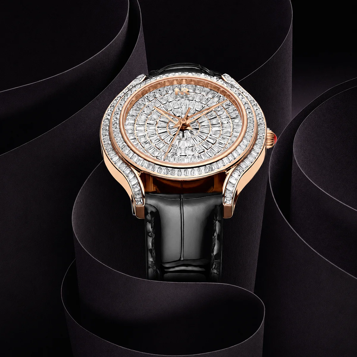 Women RUIIXINE Fashion Quartz Watch Light Luxury All Diamond Leather Strap Diamond Jewelry Crystal Ladies Wristwatches Gift