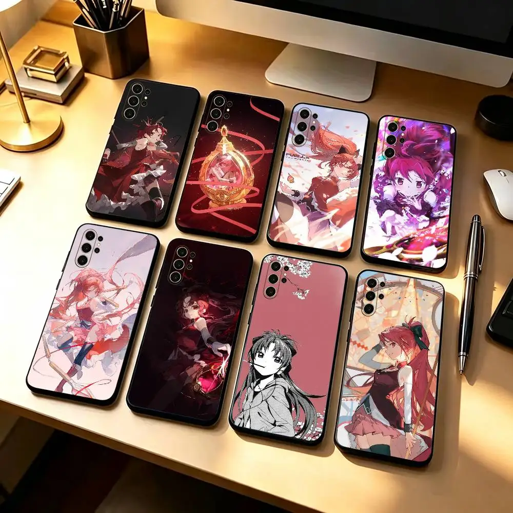 Red Hair Fighter Ophelia Kyoko  Shockproof Soft Case For Samsung S26,21,22,23,24,25,20,10,9,Ultra,Plus,Fe, Lite