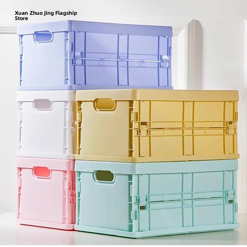 Desktop Organizer Box Stackable Cosmetic Storage Basket Simplistic Plastic Material Makeup Desk Organizer Jewelry Storage Case
