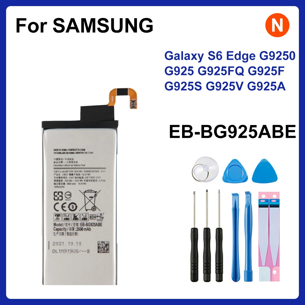 For SAMSUNG battery For Samsung Galaxy S6 Edge/Plus S7 Edge S8 Plus+ S9 Plus S10 S10E S10 Plus J5 Pro J7 Pro