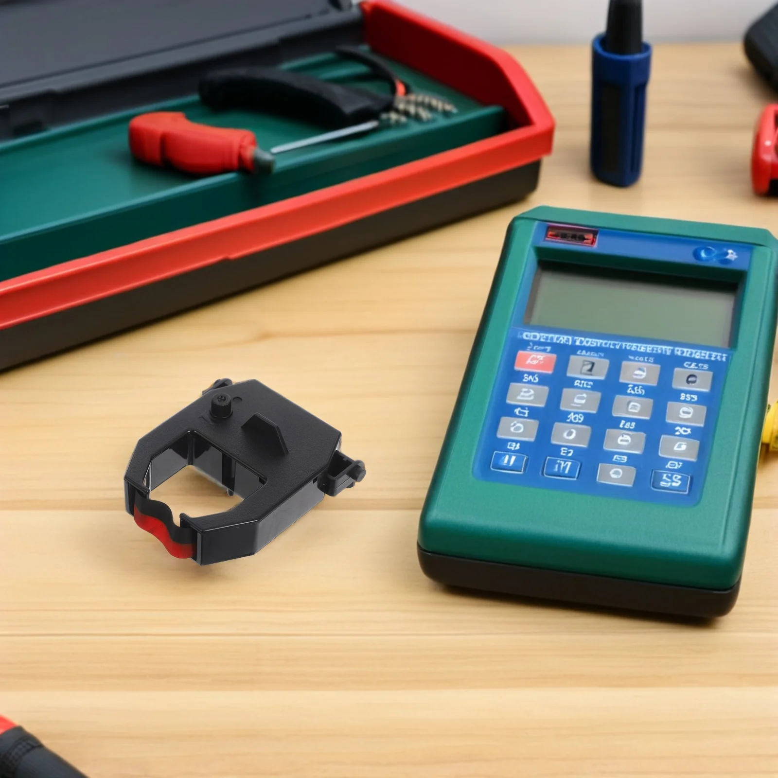 2Pcs Time Clock Ribbon Replacement Clear Print Printer Ribbon for Attendance Machines Compatible with Multiple Time Recorders