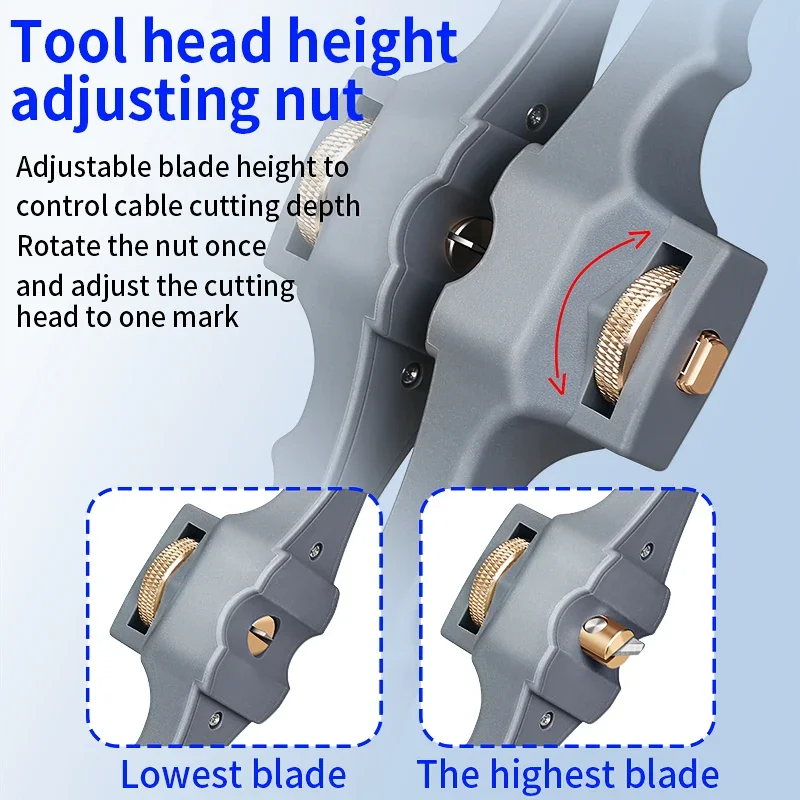 COMPTYCO SI-01(플라스틱) 세로 와이어 브레이크 플라이어: 10-25MM 광섬유 외장 스트리핑 플라이어 도구