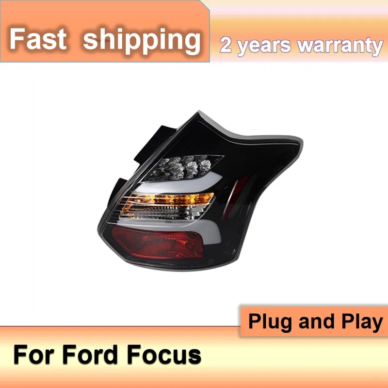 اكسسوارات السيارات لفورد فوكس 2014 الضوء الخلفي 2012 2013 2014 التركيز الذيل ضوء الخلفي DRL الضباب الفرامل بدوره إشارة عكس #4