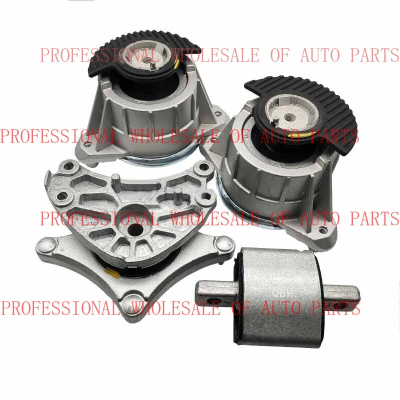 V+ For Mercedes W204 W212 C300 C350 Auto Trans Mount Left Right Engine Mounts Set