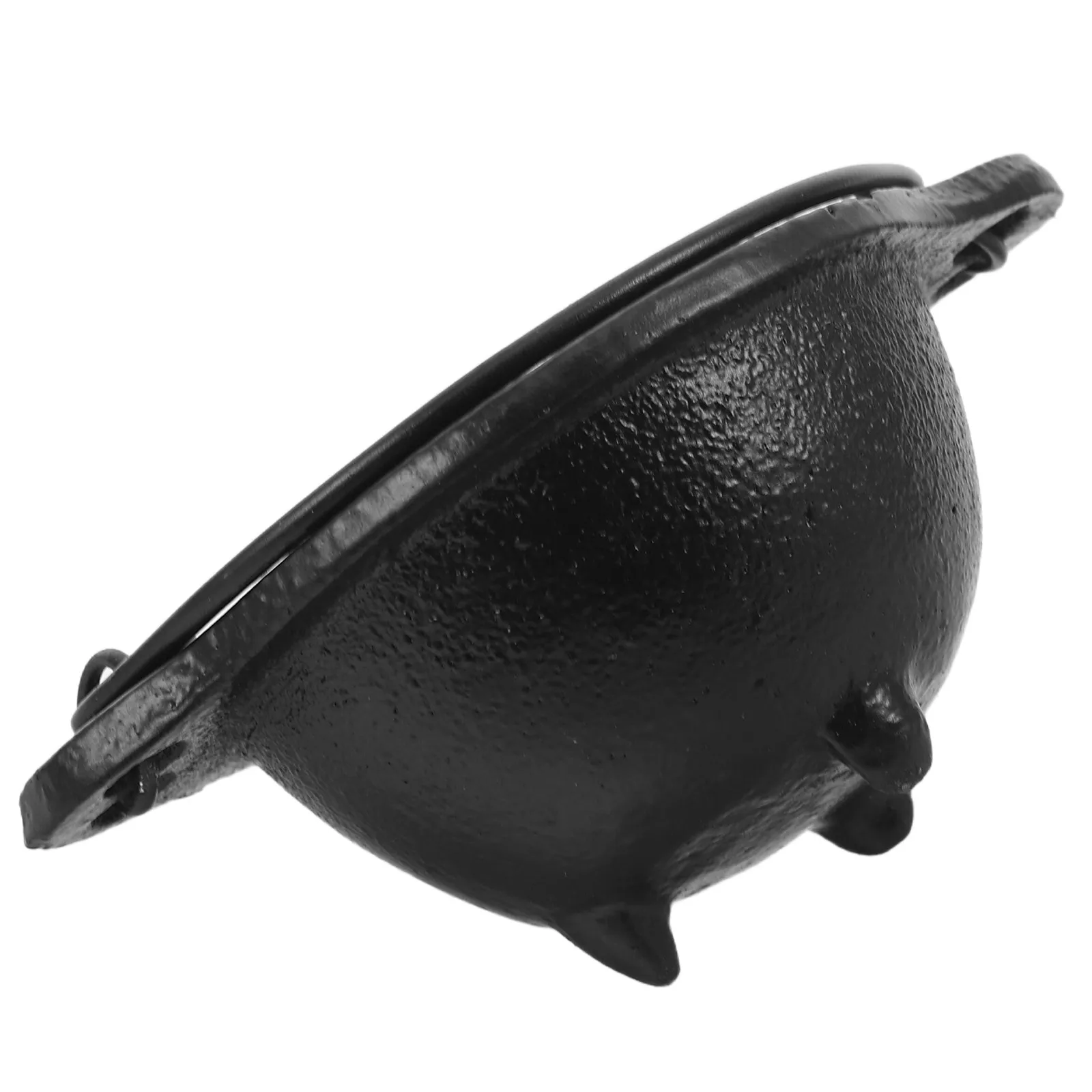 Vintage Cast Iron Cauldron Tripod Mini Ritual Burning Pot Incense Smudge Burner Altar Decor Witch Halloween Table Centerpiece