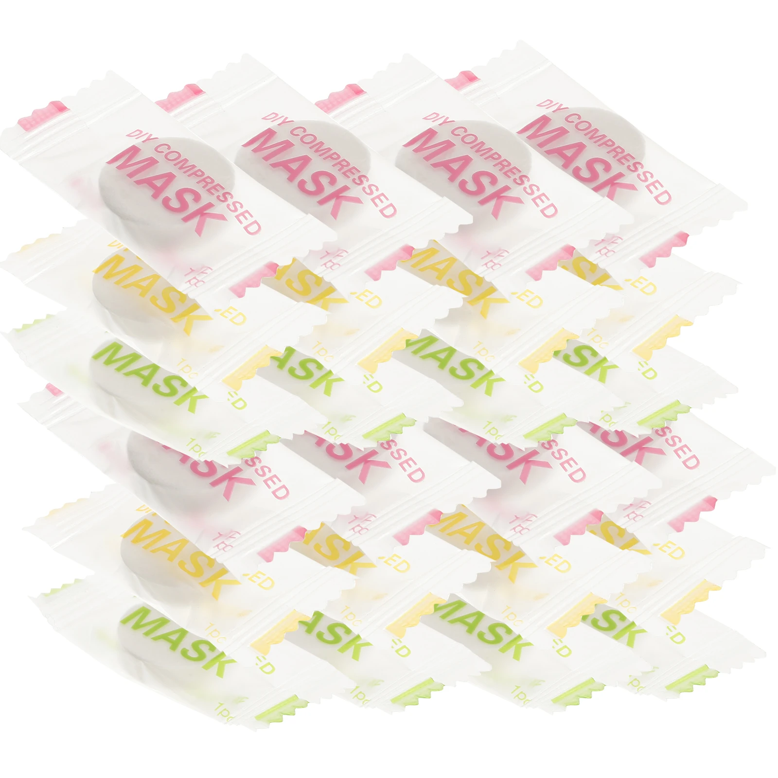 

50 Pcs Compressed Mask Silk Women Skin Care Disposable Facial Moisture Absorbent Anti Wrinkle Face Masks