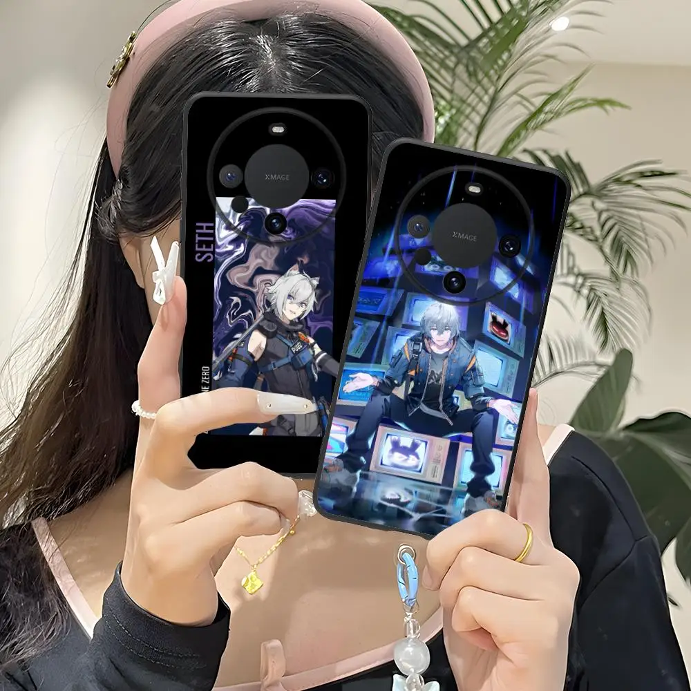 Funda de Teléfono Móvil Zenless Zone Zero Seth Matte TPU para Huawei Mate 60 50 40 30 20 10 Pro Plus Lite E 5G con Impresión Colorida