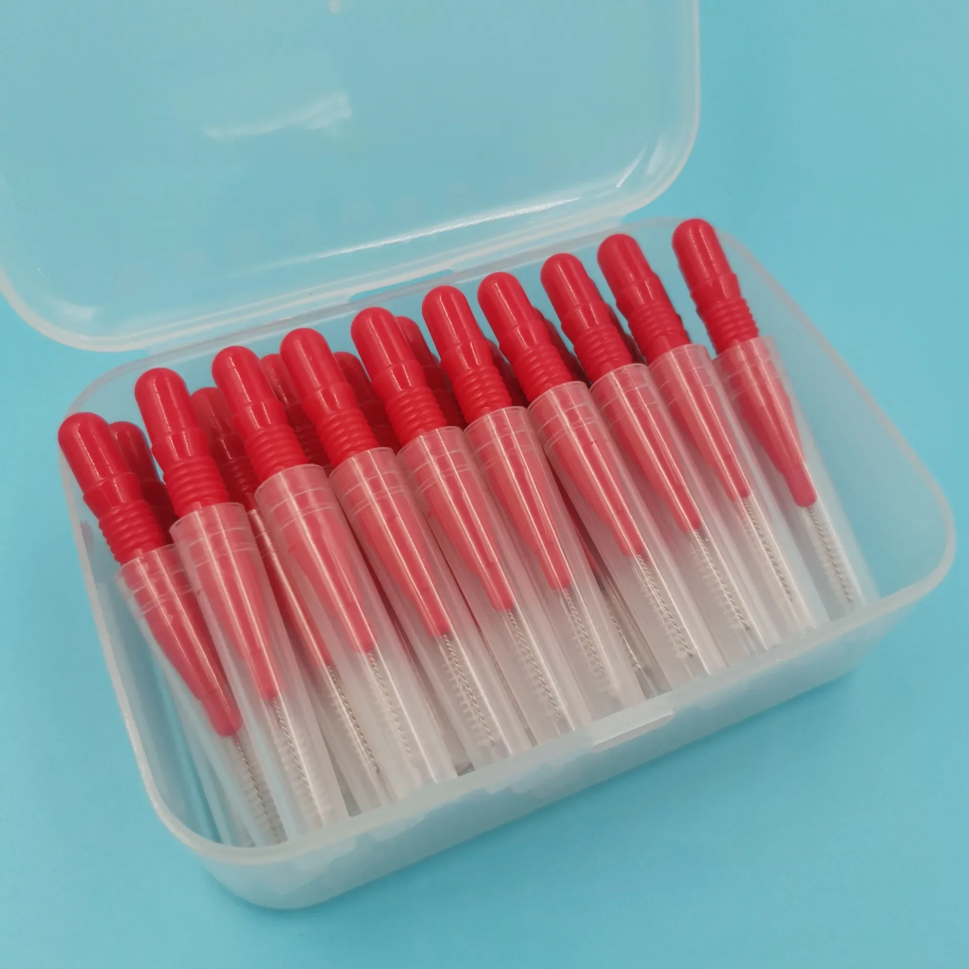 

40pcs Hygiene Dental Soft Floss Sticks Toothpick Teeth Cleaning Tooth Flossing Head Plastic Interdental Brush Travel Toothpick