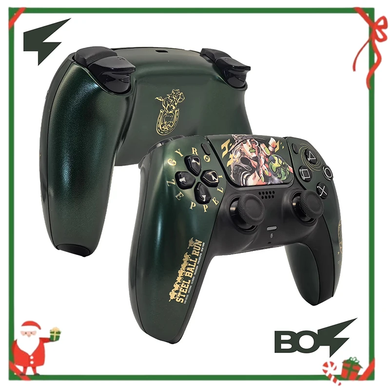 

Золотистый сменный корпус BO5 JOJO для контроллера PS5 и лицевая панель для контроллера Xbox