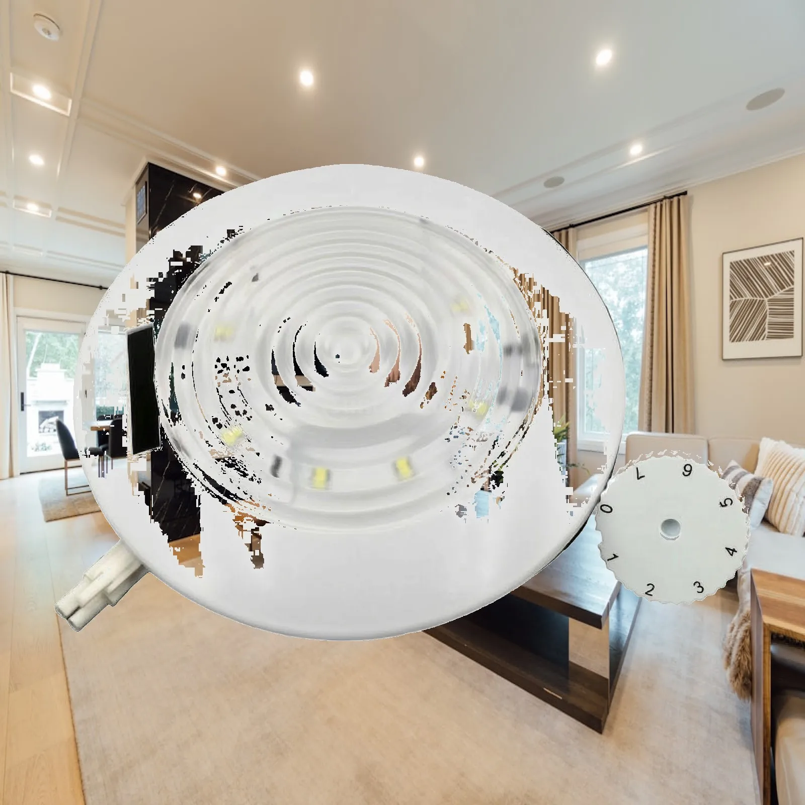 Refrigerator LED Light Assembly Upgrade Fridge LED Light with Rotary Knob Appliance Part 220V Easy Installation for DIYers